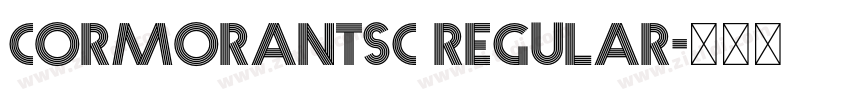 CormorantSC Regular字体转换